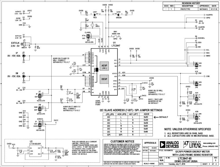 DC2826A Application Circuit