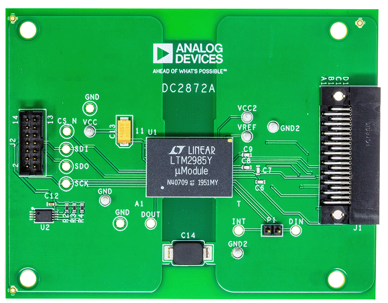 DC2872A Evaluation Board - Top View