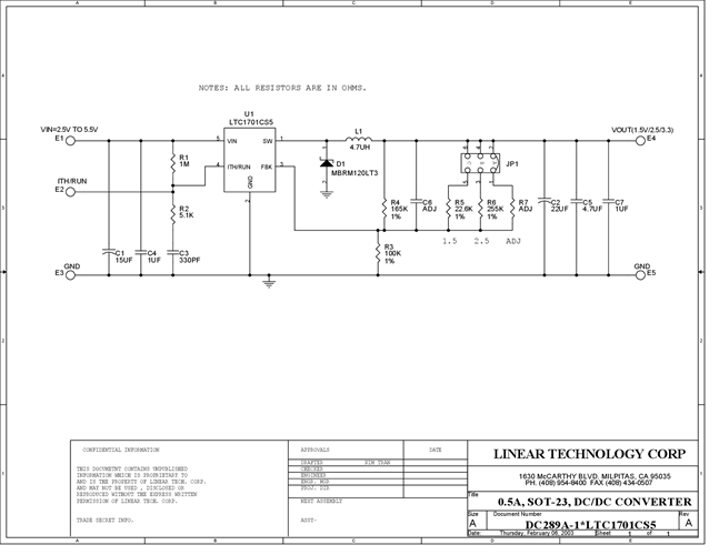 DC289A - Schematic