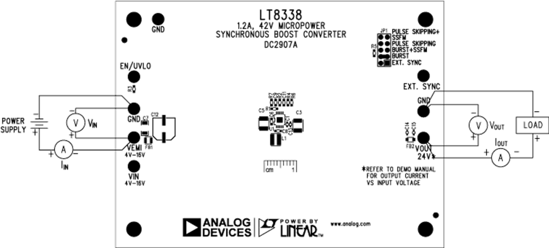 DC2907A Proper Measurement Equipment Setup