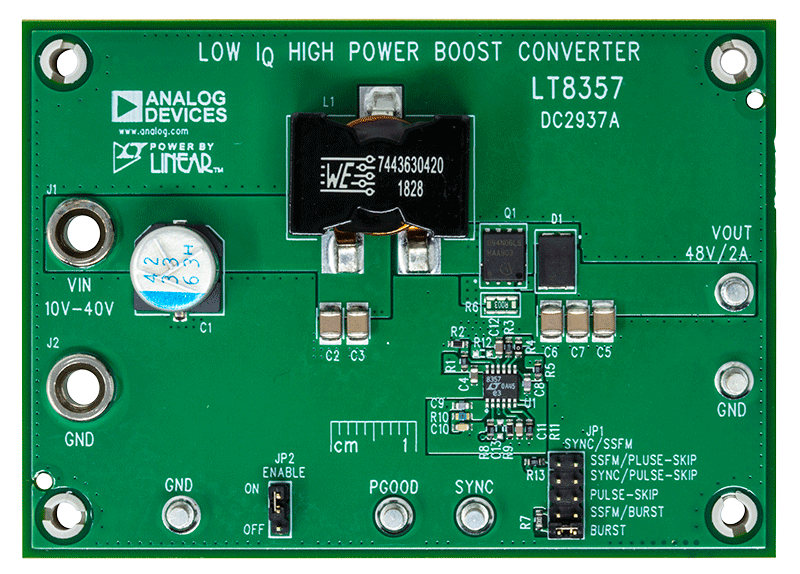 DC2937A Evaluation Board - Top View
