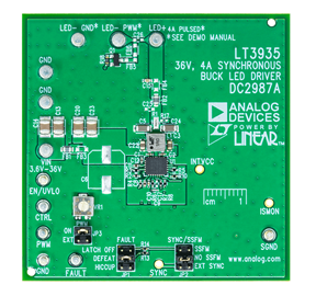 DC2987A Evaluation Board - Top View