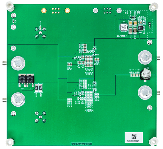 DC2993A-A Evaluation Board - Bottom View