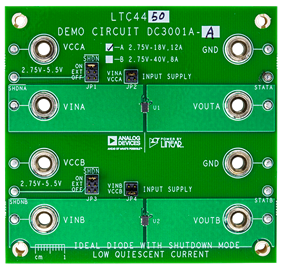 DC3001A-A Evaluation Board - Top View