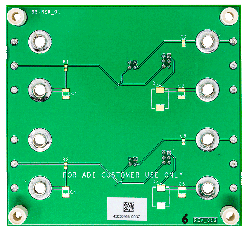 DC3001A-B Evaluation Board - Bottom View