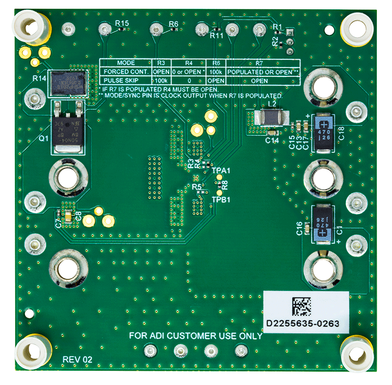 DC3018A Demo Board for LTC3311S - Bottom View