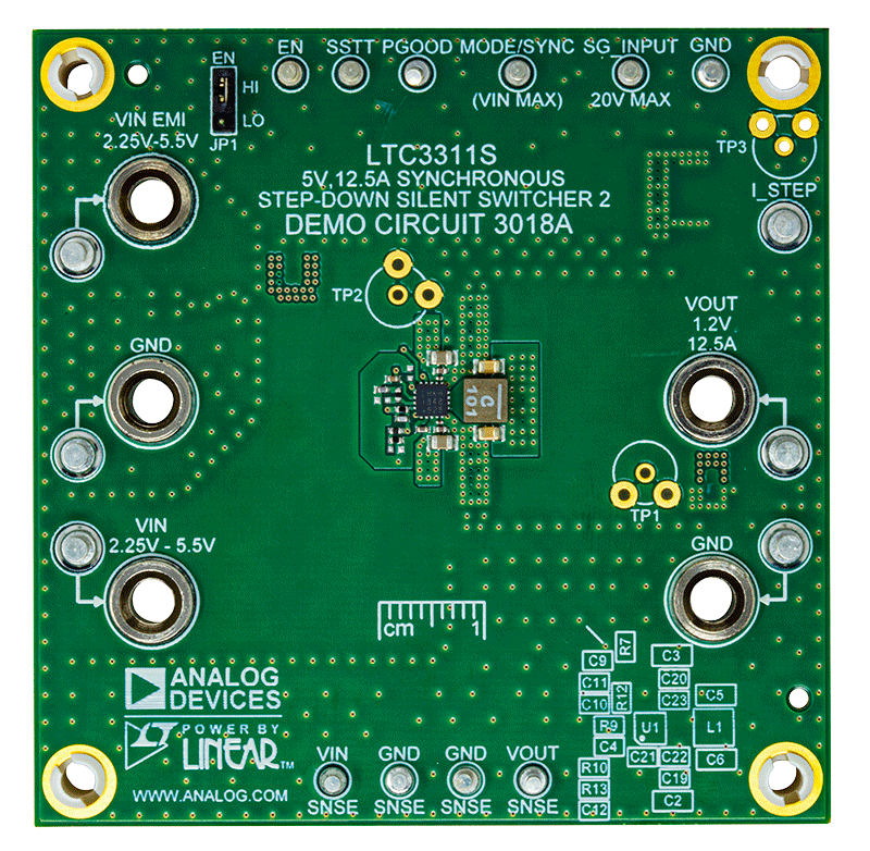 DC3018A Demo Board for LTC3311S - Top View