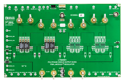 DC3082A-A Evaluation Board - Top View