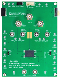 DC3089A Evaluation Board - Top View