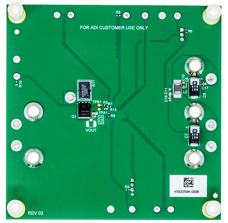 DC3092A Evaluation Board - Bottom View