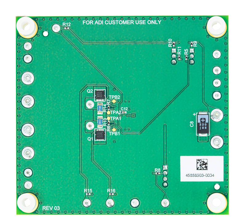 DC3123A Evaluation Board - Bottom View