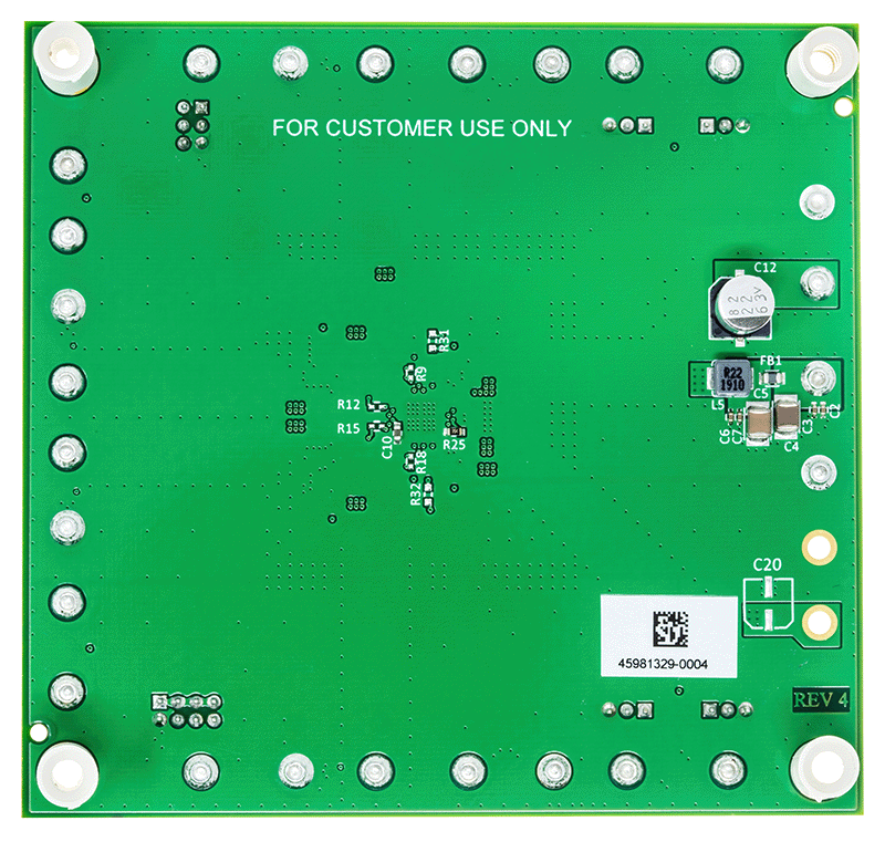 DC3126A Evaluation Board - Bottom View