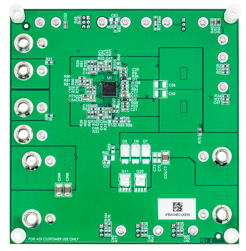 DC3151A Evaluation Board - Bottom View