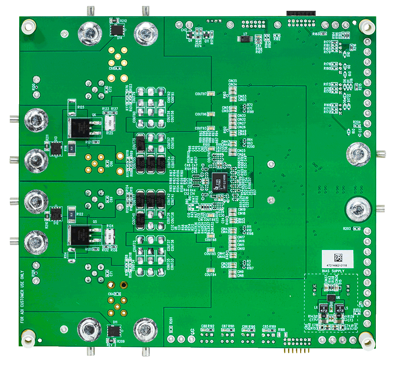 DC3170A-B Evaluation Board - Bottom View
