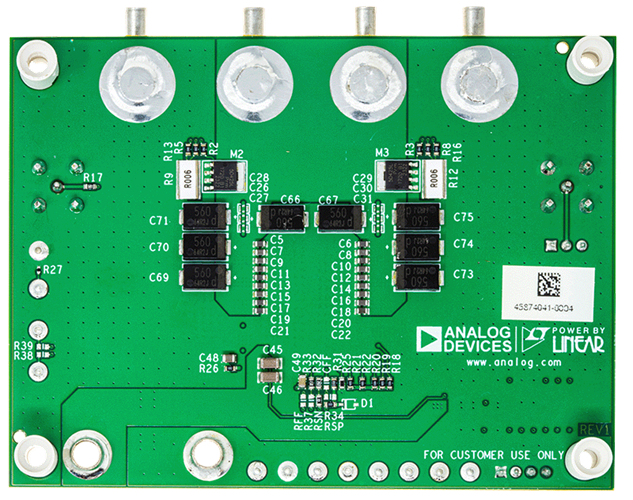 DC3190A-A Evaluation Board - Bottom View