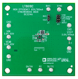 DC3214A Evaluation Board - Top View