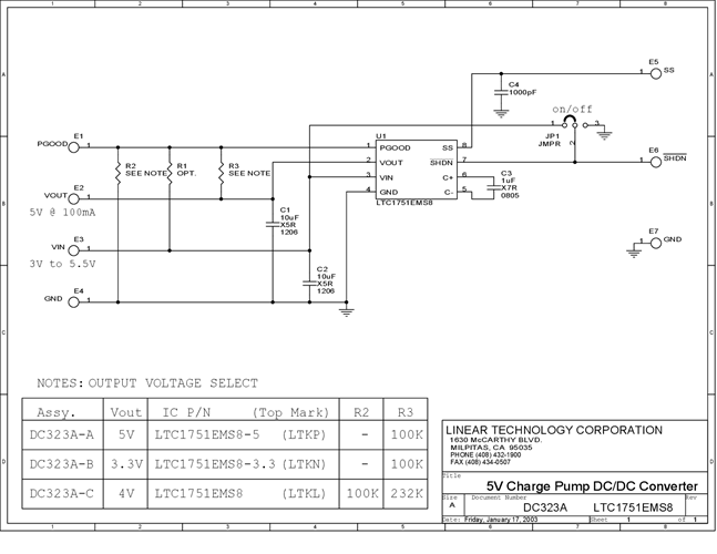 DC323A-A - Schematic