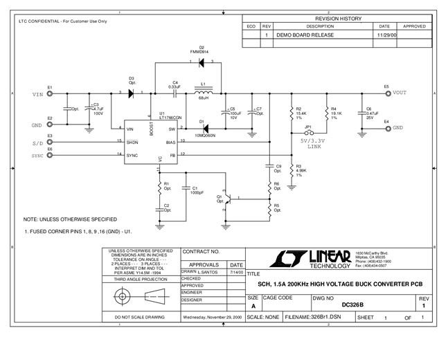DC326B - Schematic
