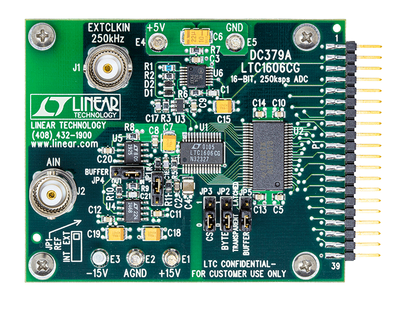 DC379A Evaluation Board - Top View