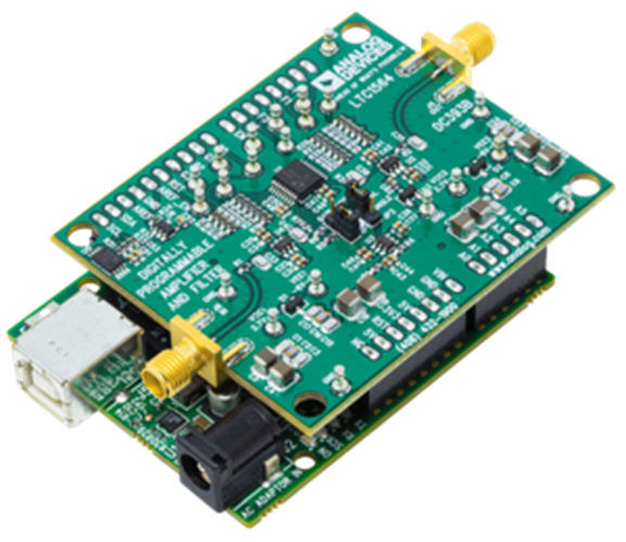 DC393B Evaluation Board - angle view