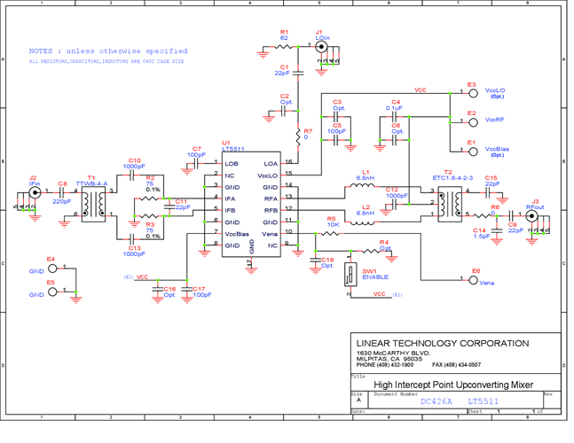 DC426A - Schematic