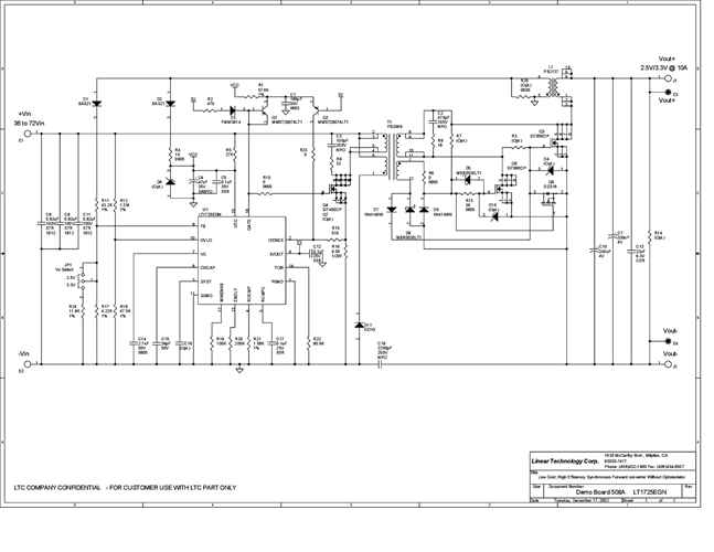 DC508A - Schematic