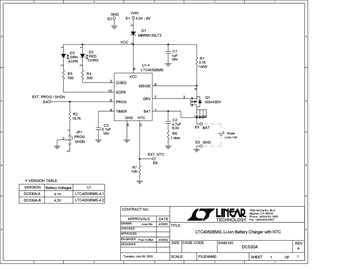 DC530A-A - Schematic