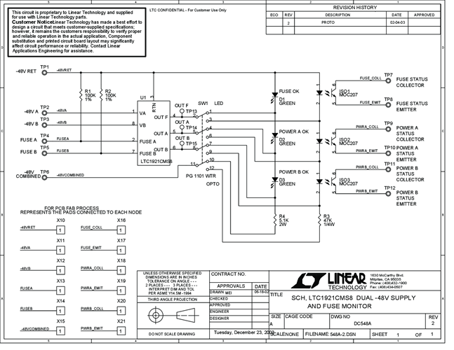 DC548A - Schematic
