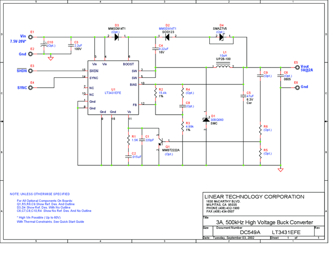 DC549A - Schematic