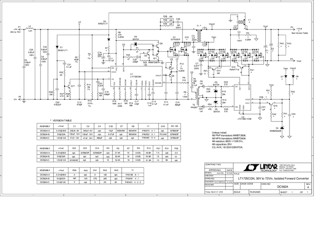 DC562A-A - Schematic