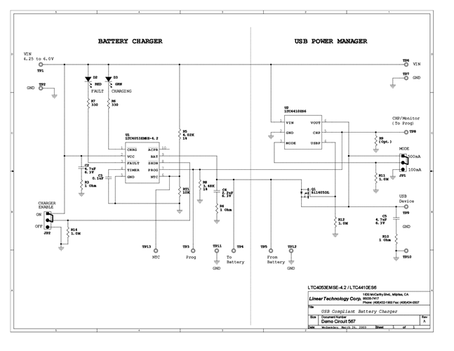 DC567A - Schematic