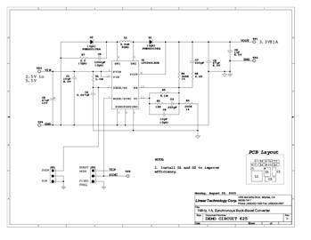 DC625A - Schematic