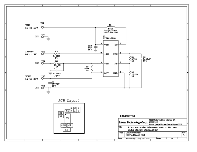 DC630A - Schematic