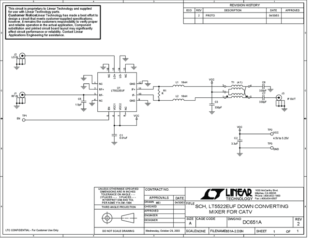 DC651A - Schematic