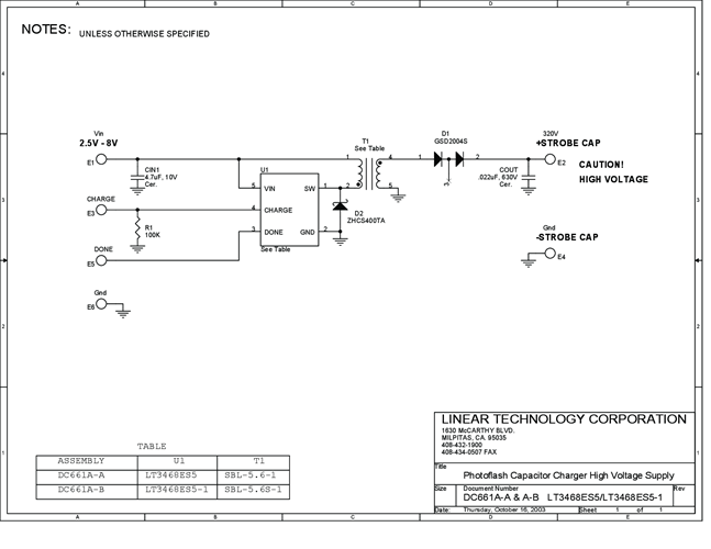 DC661A-A - Schematic