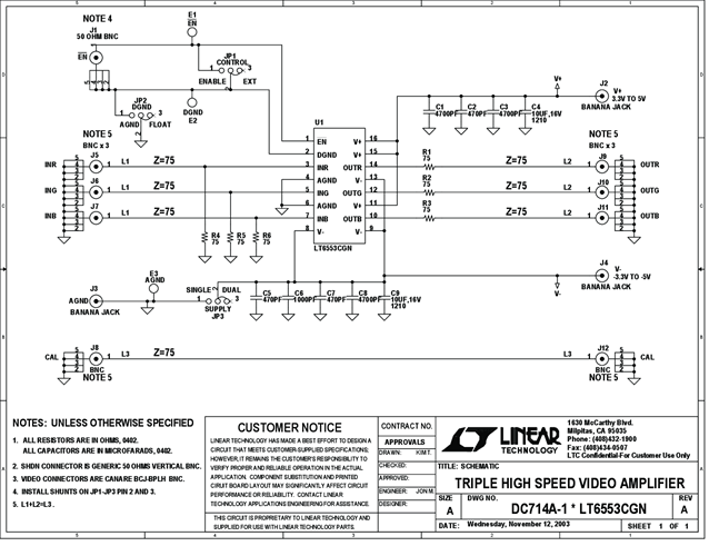 DC714A - Schematic