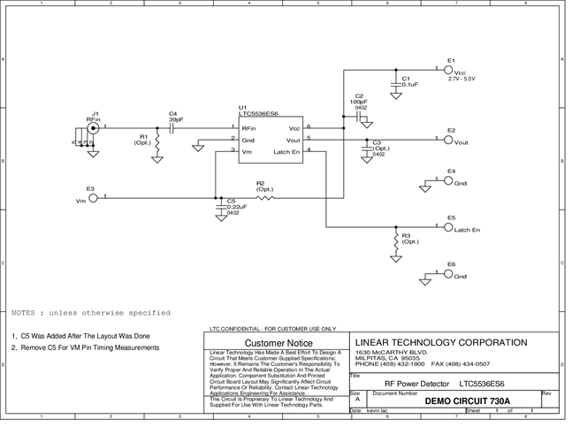DC730A - Schematic