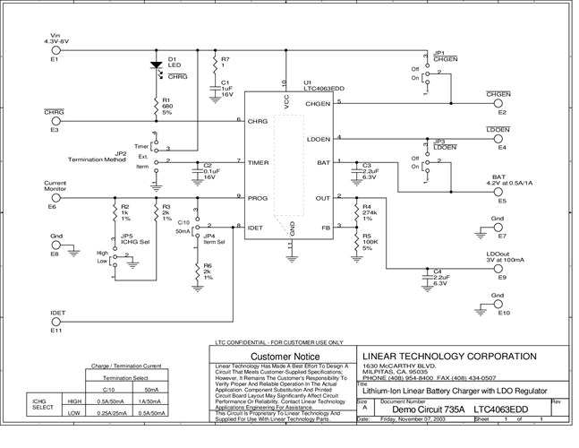 DC735A - Schematic