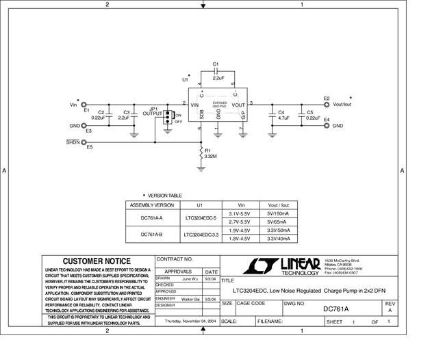 DC761A-A - Schematic