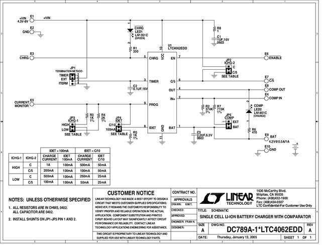 DC789A - Schematic