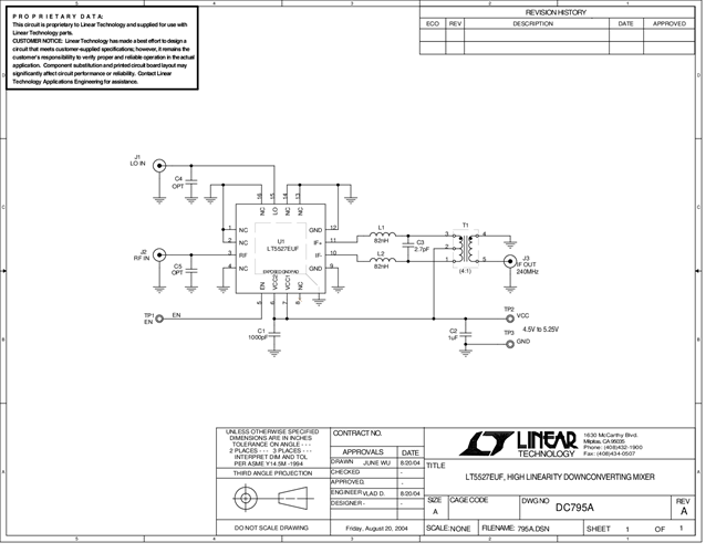 DC795A - Schematic