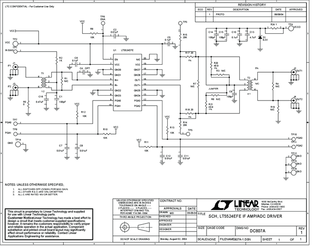 DC807A - Schematic