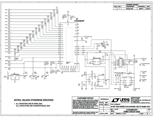 DC845A - Schematic