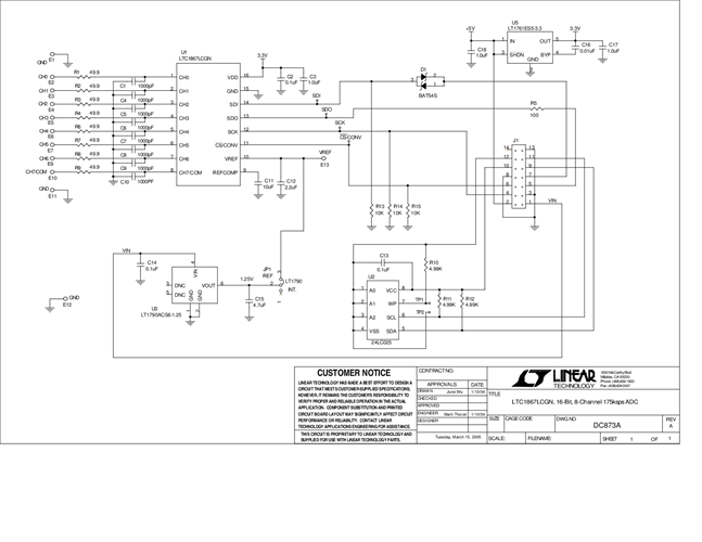 DC873A - Schematic
