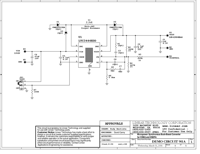 DC901A - Schematic