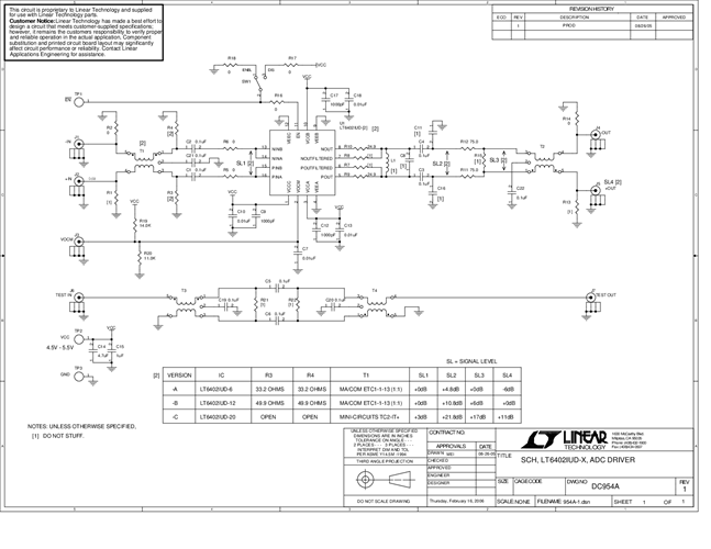DC954A-A - Schematic