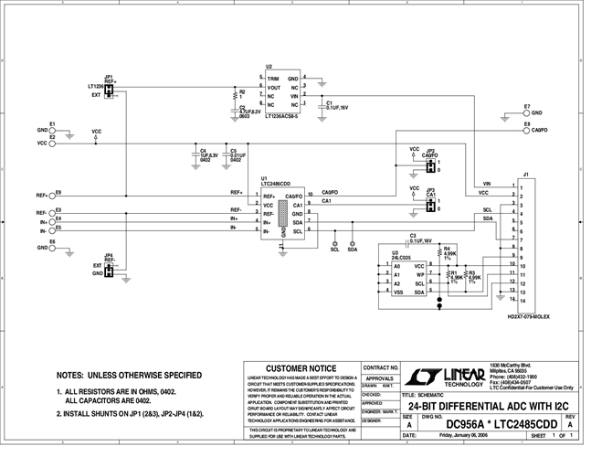 DC956A - Schematic