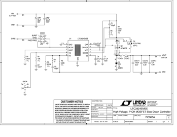 DC960A - Schematic