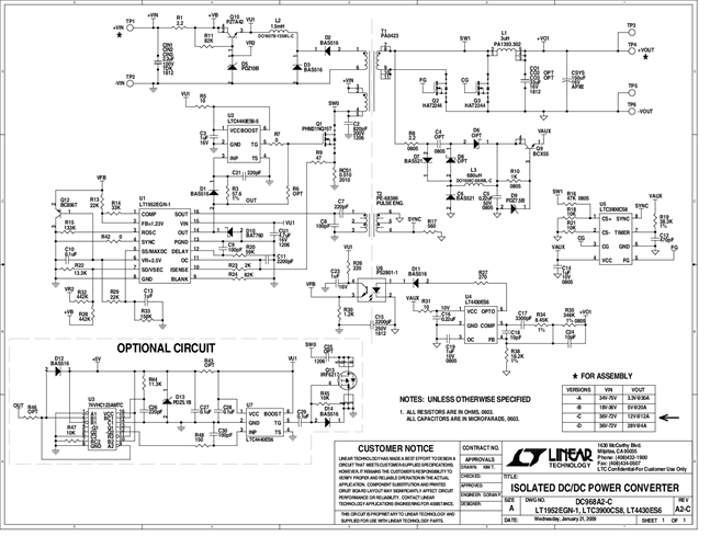 DC968A-C - Schematic