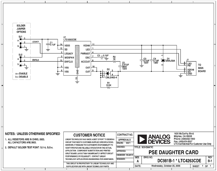 DC981A-981B Application Circuit